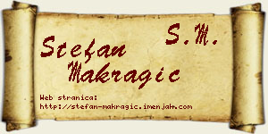 Stefan Makragić vizit kartica